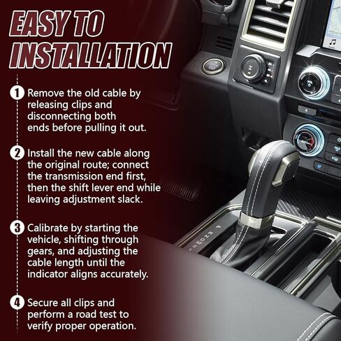 DC3Z7E395A كابل ناقل الحركة الأوتوماتيكي لفورد F-250 F-350 F-450 F-550 سوبر ديوتي 2011-2016 كابل التروس شيفتر 905-667 BC3P7E395AB DC3Z-7E395-A in Saudi Arabia