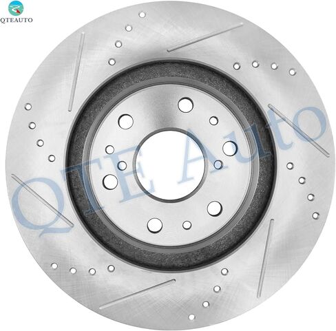 PM Auto Front Right 329.95mm Drilled Slotted Brake Disc Rotors Replacement For 2007-2014 Chevrolet Suburban 1500 in Kuwait
