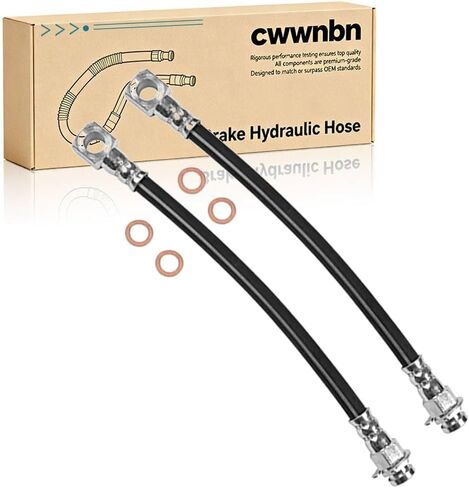 Front Brake Hydraulic Hose,Brake Hoses Replacement 3823032 for Dodge D100,D150,D250,Ramcharger,W100 1976 1977 1978 1979 1980 1981 1982 1983 1984 1985 1986 1987 1988 1989-1993 2 Pcs in Saudi Arabia