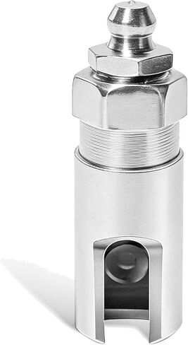 Car Grease Coupler with 1/8 Inch NPT Threads, Right Angle Push-On Fitting for Standard 1/8 Inch NPT Grease Hoses, 90 Degree Slotted Greasing Gun Adapter for Most Cars Trucks SUVs in Saudi Arabia