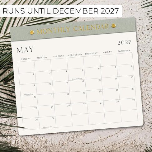 تقويم الثلاجة المغناطيسي الجميل 2026-2027 - يمتد من يونيو 2026 حتى ديسمبر 2027 - التقويم الورقي المثالي للثلاجة الشهرية لسهولة التنظيم in Kuwait