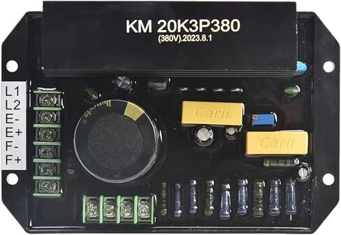 1pcs 20K3P 380V 20K2P.110V .220V AVR Diesel Generator Automatic Voltage Regulator Gasoline Control Module(20K3P 220V) in Saudi Arabia