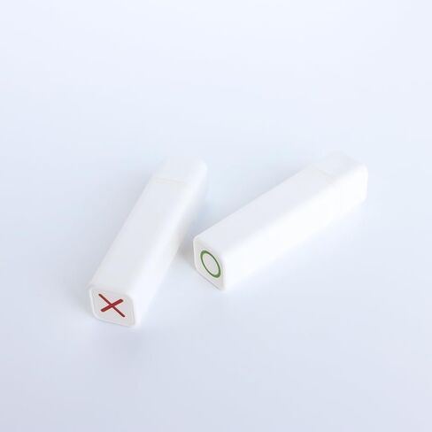 2PC Mini Right & Wrong Stamps Set, Red X and Green Circle Ink, Self-Inking Classroom Grading Stamp for Teachers, Small Portable Review Marking Tool for Office & School, 0.3"×0.3" Impression Size in Saudi Arabia