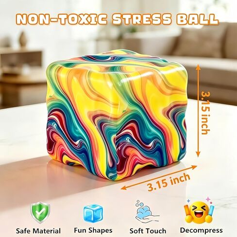 Ice Cream Squeeze Squishy,Summer Sensory Stress Relief,Squishies Slow Rising Fidget Toy Suitable for Everyone in Kuwait