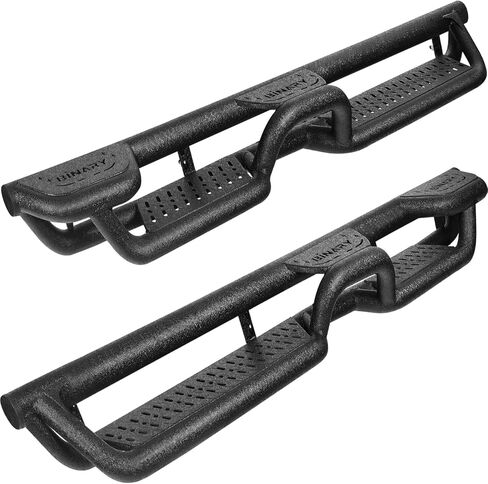 BINARY STAR Running Boards Compatible with 2015-2026 Chevy Colorado/GMC Canyon Double Cab Extended Cab. Colorado Nerf Bars with Bed Access Step and Center Step. 6 Inch Carbon Steel Side Steps. in Saudi Arabia