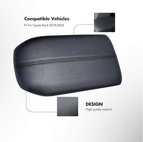 Center Console Lid Compatible with Toyota Rav4 2019 2020 2021 2022 2023 Armrest Cover Replace 58920-42010-C0 5892042010C0 Leather Material in Saudi Arabia