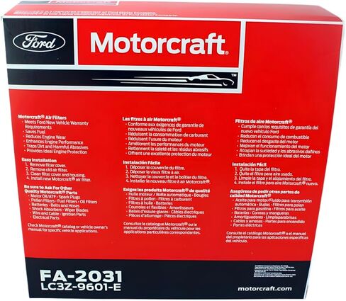 Motorcraft FA-2031 - فلتر هواء محرك الديزل الأصلي OEM - متوافق مع 2020-2024 F250 & F350 Super Duty مع 6.7 لتر V8 ديزل - 3 عبوات in Kuwait