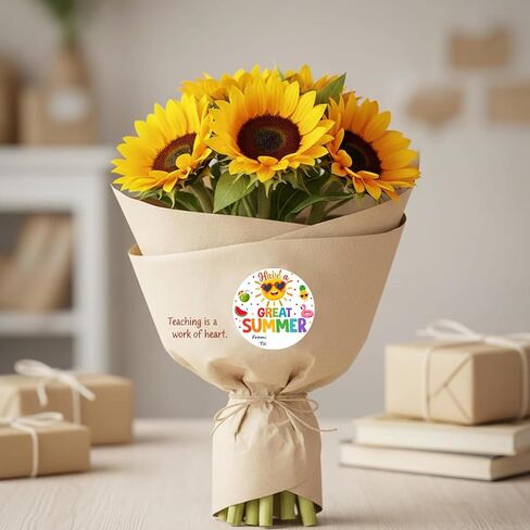 108Pcs Summer Stickers, 1.8 Inch Round Have a Great Summer Gift Tags, Cute Tropical Theme Sealing Labels for Kids, Party Favors, Goodie Bags & Classroom Gifts in Kuwait
