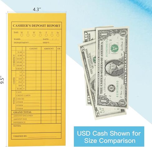 28lb 500Pcs Cash Deposit Envelopes with Self Seal Closure – Cash Envelopes for Small Businesses, 9 1/2 x 4 Money Envelopes for Retailers & Restaurants (Per Box) in Kuwait