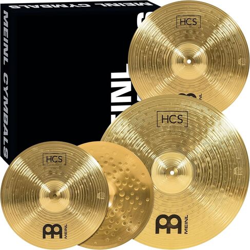 Meinl Cymbals HCS141620 HCS Cymbal Box Set Pack with 14-Inch Hi Hat Pair, 16-Inch Crash, 20-Inch Ride (VIDEO) in Saudi Arabia