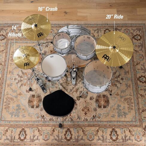 Meinl Cymbals HCS141620 HCS Cymbal Box Set Pack with 14-Inch Hi Hat Pair, 16-Inch Crash, 20-Inch Ride (VIDEO) in Saudi Arabia