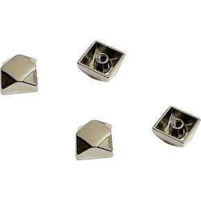 20Pcs Bags Hardware Accessories Fasteners Metal Studs Button Rivet Screw Rotation DIY Solid Metal Screw Handbag Bottom Decor Buckles Nails Leather. (Shallow Gold 1) in Saudi Arabia