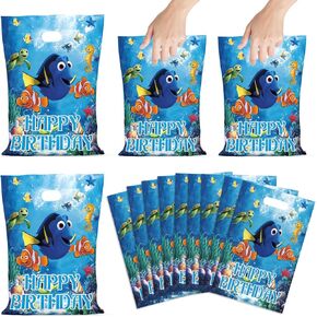 Autrpoweo 30Pack Finding Nemo party Gift Bags Gooddie Bags Birthday Decoration Gift Bags Finding Nemo Birthday Party Decorations in Saudi Arabia