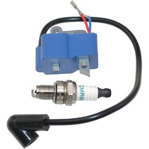 Ignition Coil with Spark Plug for Husqvarna 560XP 560XPG 560XPW 562XP 562XPG 562XPW Jonsered CS2258 CS2260 CS2260WH Chainsaw Replace PN 575428401 575428402 522795106 522795107 522795102 522795103 in Saudi Arabia