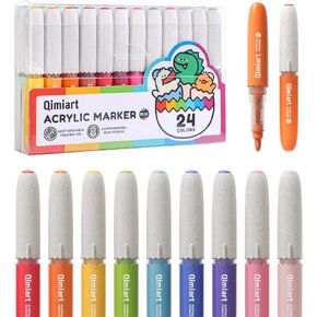 languo Washable Markers for Kids, 60 Colors Acrylic Paint Markers Set with Portable Marker Bag, Round Soft Tip, Direct Liquid Ink System & Easy-Grip Design, School Art Supplies for Boys & Girls in Saudi Arabia