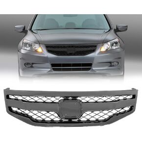 Front Bumper Grille For 2011 2012 Honda Accord 4 Door Sedan Black Mesh Grill in Saudi Arabia