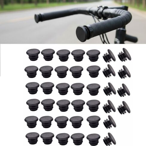 Bicycle Handlebar End Plugs – Non-Slip Plastic Bar End Caps for Mountain & Road Bikes, Durable Protection Grip (27x18x16mm, Easy Installation)‌ in Kuwait