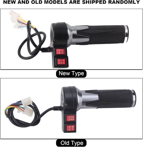 1Pair 3 Speed Gear Throttle Handle Grips, Electric Bike Throttle Grip, Motorcycle Grips for Electric Bikes, Scooters, Tricycles, Etc in Kuwait