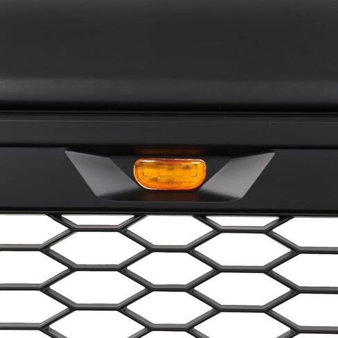 Spec-D Tuning Matte Black Mesh Style Front Hood Grille مع أضواء LED متوافقة مع 2012-2015 Toyota Tacoma in Kuwait
