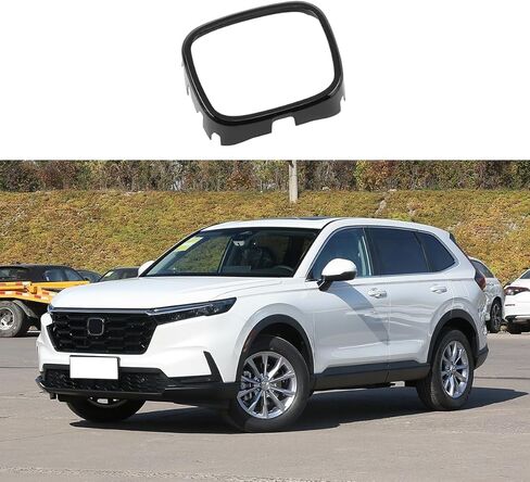 ملحقات السيارة مناسبة لهوندا CR-V CRV 2023 2024 2025 2026 غير مناسبة Crv Hybrid Car Front Grille Logo غطاء إطاري زخرفة (أسود لامع) قطعة واحدة ABS in Kuwait