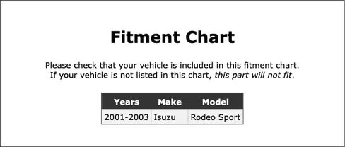 محمل ترس تفاضلي داخلي خلفي متوافق مع Isuzu Rodeo Sport 2003 2002 2001 P-5575593 in Kuwait