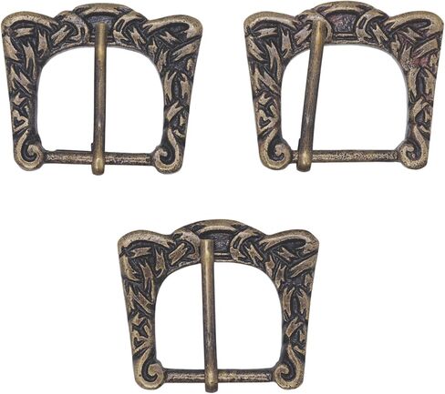 Armory Replicas™ أبازيم أحزمة مزخرفة من النحاس الصلب من العصور الوسطى الفايكنج والعصور الوسطى - تصميمات تاريخية مصنوعة يدويًا in Saudi Arabia