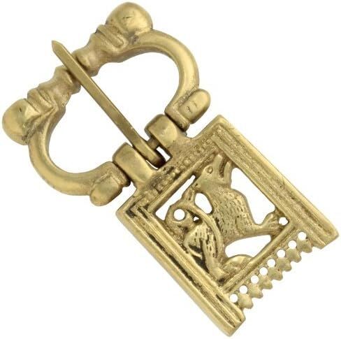 Armory Replicas™ أبازيم أحزمة مزخرفة من النحاس الصلب من العصور الوسطى الفايكنج والعصور الوسطى - تصميمات تاريخية مصنوعة يدويًا in Saudi Arabia