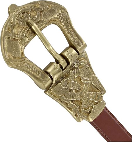 Armory Replicas™ أبازيم أحزمة مزخرفة من النحاس الصلب من العصور الوسطى الفايكنج والعصور الوسطى - تصميمات تاريخية مصنوعة يدويًا in Saudi Arabia