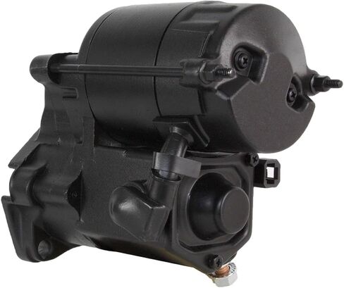 RAREELECTRICAL 12V Osgr Black Starter Compatible with 1994-2006 Harley-Davidson Fxr Fxr2 Fxr3 Fxr4 Fxlr Super Glide Low Rider 1340Cc 1450Cc Cw 18-Tooth Denso Replaces 31553-90 in Kuwait