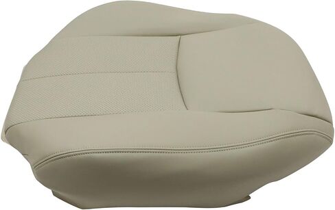 GXARTS Driver and Passenger Side Bottom and Top Lean Back Replacemrnt Perforated Leather Seat Cover Tan Compatible with Infiniti Q50 2014 2015 2016 2017 2018 2019 2020 in Kuwait