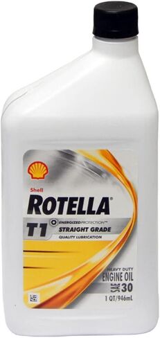 Shell Rotella T1 550019903 30W Straight Grade Engine Oil QUART in Kuwait