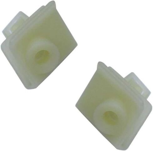 Front Driver & Passenger Set Bumper Clip Mount Retainer Replacement for Nissan 2016-2025 Altima 2008-2013 Rogue 2011-2025 Leaf 2020-2025 Sentra 2022-2025 Frontier White Plastic NI1032113 NI1033113 in Kuwait