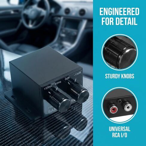 CALLARON Audio Adjuster Amplifier Controller Volume Control Abs Bass Car in Saudi Arabia