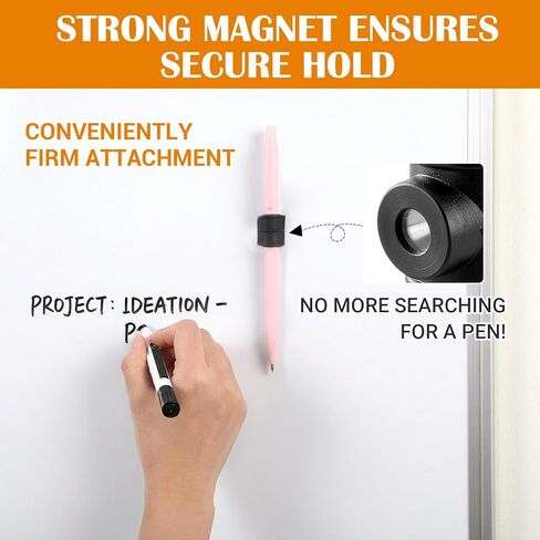 3 Pcs Magnetic Pen Pencil Holder Silicone Magnetic Pen Holder for Most Pens, Pencils, Thin Markers, Adjustable Pencil Holders for Refrigerator, Whiteboards, Workshops, Offices, Classrooms and Kitchens in Kuwait