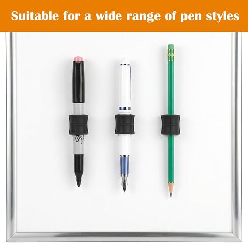 3 Pcs Magnetic Pen Pencil Holder Silicone Magnetic Pen Holder for Most Pens, Pencils, Thin Markers, Adjustable Pencil Holders for Refrigerator, Whiteboards, Workshops, Offices, Classrooms and Kitchens in Kuwait