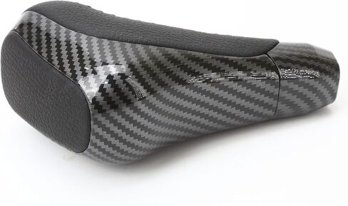 Car Gear Shift Knob Fit for Toyota 4Runner TRD 2010-2019 Tundra 2007-2019 – Leather ABS Automatic Head Shifter Handle, 1pc Carbon Fiber Pattern in Kuwait