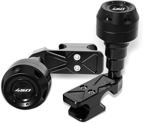 Motorcycle Frame Sliders for CFMOTO 450SR 450NK 450SS 450sr 450ss 450nk CF 450 SR SS NK, CNC Frame Crash Protectors Engine Guard Anti-Crash Pads,Aluminum Bodywork Protection Frame Accessories(Black) in Saudi Arabia