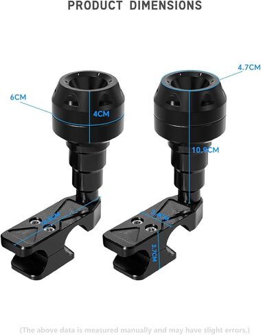 Motorcycle Frame Sliders for CFMOTO 450SR 450NK 450SS 450sr 450ss 450nk CF 450 SR SS NK, CNC Frame Crash Protectors Engine Guard Anti-Crash Pads,Aluminum Bodywork Protection Frame Accessories(Black) in Saudi Arabia