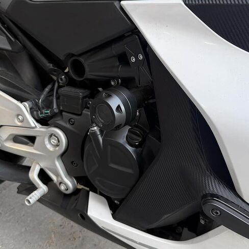 Motorcycle Frame Sliders for CFMOTO 450SR 450NK 450SS 450sr 450ss 450nk CF 450 SR SS NK, CNC Frame Crash Protectors Engine Guard Anti-Crash Pads,Aluminum Bodywork Protection Frame Accessories(Black) in Saudi Arabia
