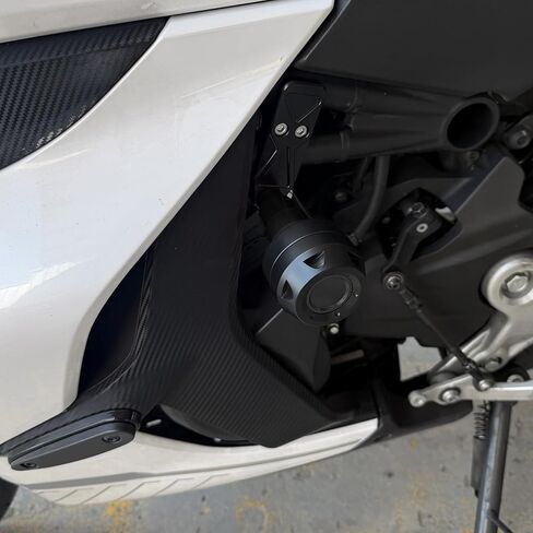 Motorcycle Frame Sliders for CFMOTO 450SR 450NK 450SS 450sr 450ss 450nk CF 450 SR SS NK, CNC Frame Crash Protectors Engine Guard Anti-Crash Pads,Aluminum Bodywork Protection Frame Accessories(Black) in Saudi Arabia