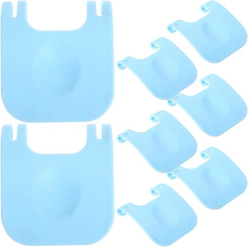 8Pcs Wire Clips Wire Buckle Snap Plier Cat Door Latch Buckle Lock Detachable Connector Clamp for DIY Assembly Kitten Puppy Chicken Quail Pigeon Dog Rabbit CagesGate Yard in Kuwait