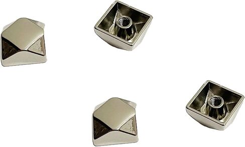 20Pcs Bags Hardware Accessories Fasteners Metal Studs Button Rivet Screw Rotation DIY Solid Metal Screw Handbag Bottom Decor Buckles Nails Leather. (Shallow Gold 1) in Saudi Arabia