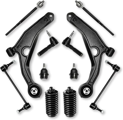 6Pcs Front Lower Control Arm Kit w/Ball Joints & Sway Bar Links for Chrysler 200 2011-14, Sebring 2007-2010, for Dodge Avenger 2008-14, Suspension Kit Replaces K641333 K641334 K500120 K80258 in Kuwait