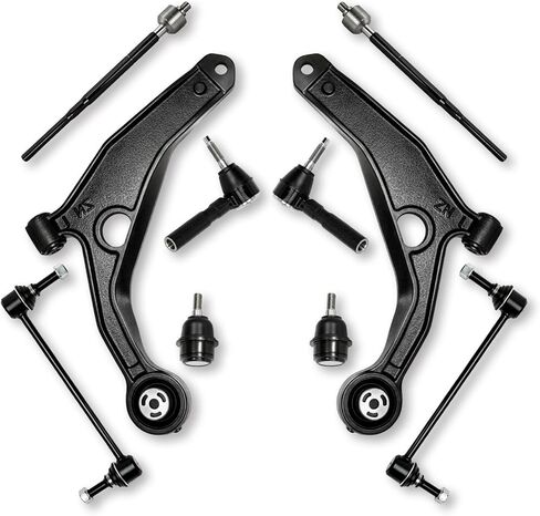 6Pcs Front Lower Control Arm Kit w/Ball Joints & Sway Bar Links for Chrysler 200 2011-14, Sebring 2007-2010, for Dodge Avenger 2008-14, Suspension Kit Replaces K641333 K641334 K500120 K80258 in Kuwait