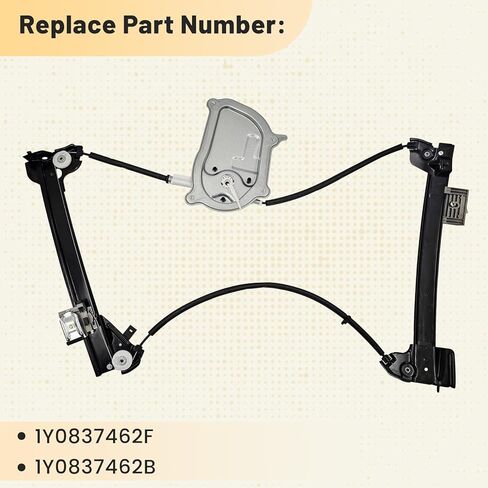 1Y0837462F Front Passenger Side Power Window Regulator Replacement for Volkswagen Beetle Convertible 2003-2010 Front Right Side Power Window Regulator 1Y0837462B in Kuwait