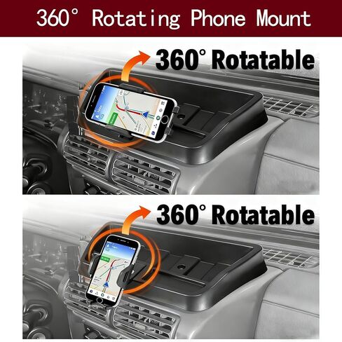 TJ Phone Mount for 1997-2006 Jeep Wrangler TJ Dashboard Cell Phone Holder with Storage Tray Interior Accessories in Saudi Arabia
