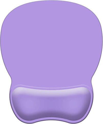 Mouse Pad with Support, Ergonomic Mouse Pad with Gel Wrist Rest Support Middle Concave Design, Comfortable Mousepad with Non-Slip PU Base for Home Office Working Studying (11 Purple Blue Gradient) in Saudi Arabia