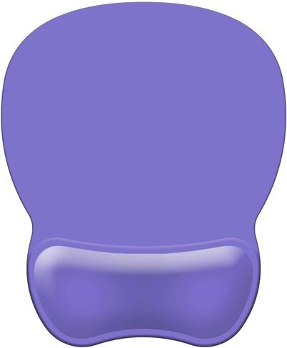 Mouse Pad with Support, Ergonomic Mouse Pad with Gel Wrist Rest Support Middle Concave Design, Comfortable Mousepad with Non-Slip PU Base for Home Office Working Studying (11 Purple Blue Gradient) in Saudi Arabia