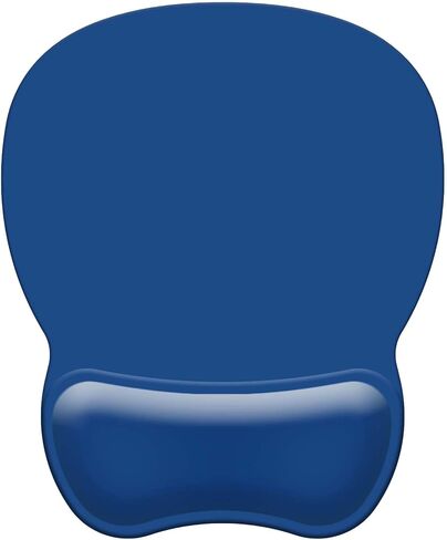 Mouse Pad with Support, Ergonomic Mouse Pad with Gel Wrist Rest Support Middle Concave Design, Comfortable Mousepad with Non-Slip PU Base for Home Office Working Studying (11 Purple Blue Gradient) in Saudi Arabia
