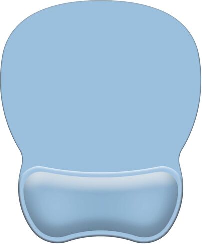 Mouse Pad with Support, Ergonomic Mouse Pad with Gel Wrist Rest Support Middle Concave Design, Comfortable Mousepad with Non-Slip PU Base for Home Office Working Studying (11 Purple Blue Gradient) in Saudi Arabia